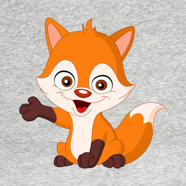 Baby Fox by DigiToonsTreasures